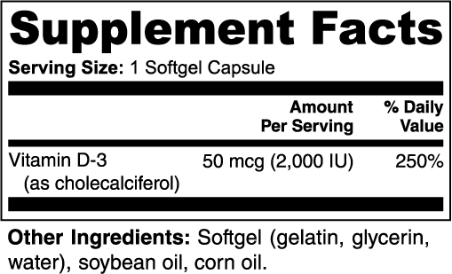 Vitamin D3 Hair Complex